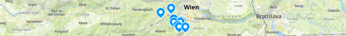 Map view for Pharmacies emergency services nearby Breitenfurt bei Wien (Mödling, Niederösterreich)